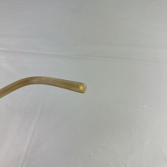 ANNE KLEIN AK9081 485 Eyeglasses Frame Only Half Rim 50-17-135 Gold/Ivory White - Picture 13 of 16